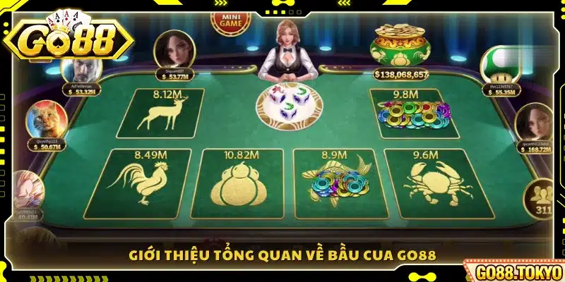 Khám phá toàn diện về trò chơi bầu cua Go88