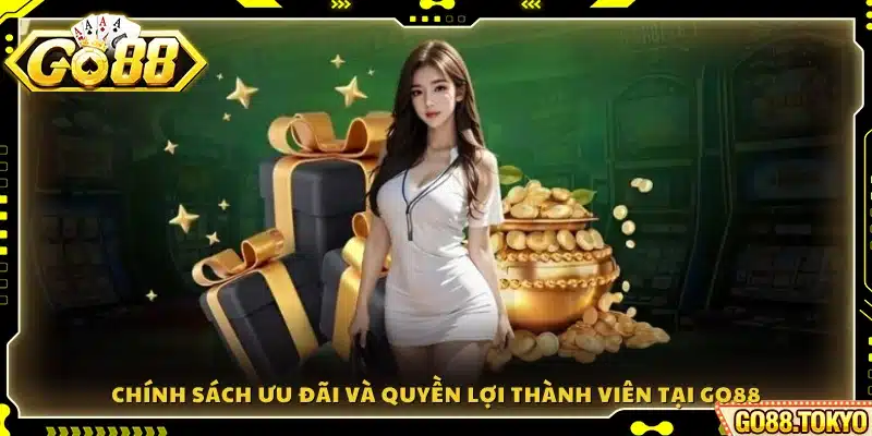 Hệ thống ưu đãi và chế độ chăm sóc thành viên hấp dẫn từ Go 88