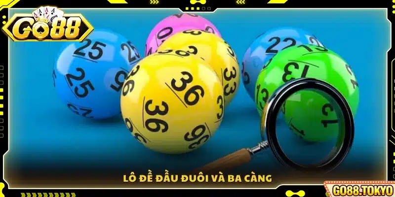 Các hình thức cược phổ biến đầu, đuôi và ba càng